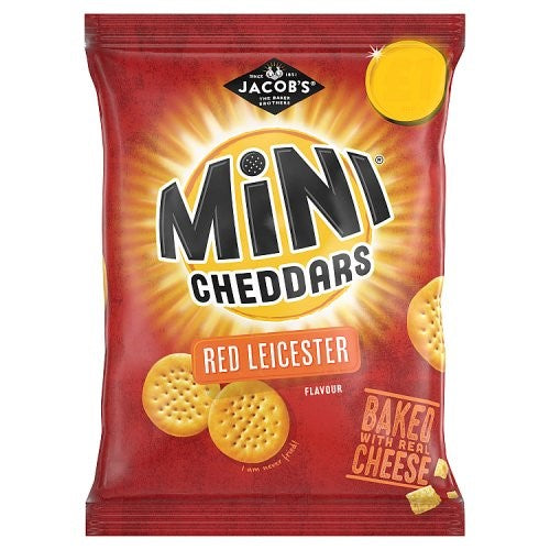 Jacobs Mini Cheddars Red Leicester Flavour 90g