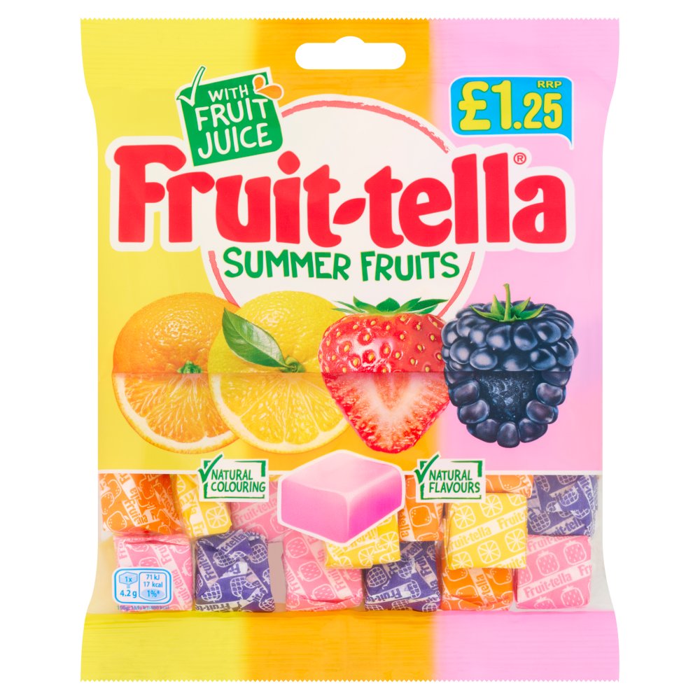 Fruit-tella Summer Fruits 135g Bag