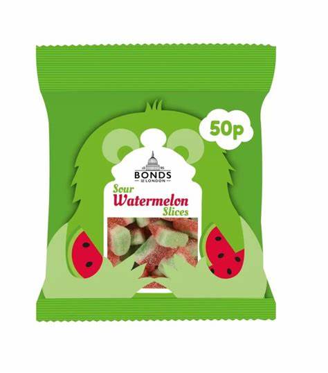 Bonds Sour Watermelon Slices 55g