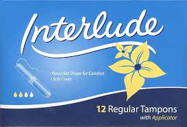 Interlude 12 Regular Tampons.