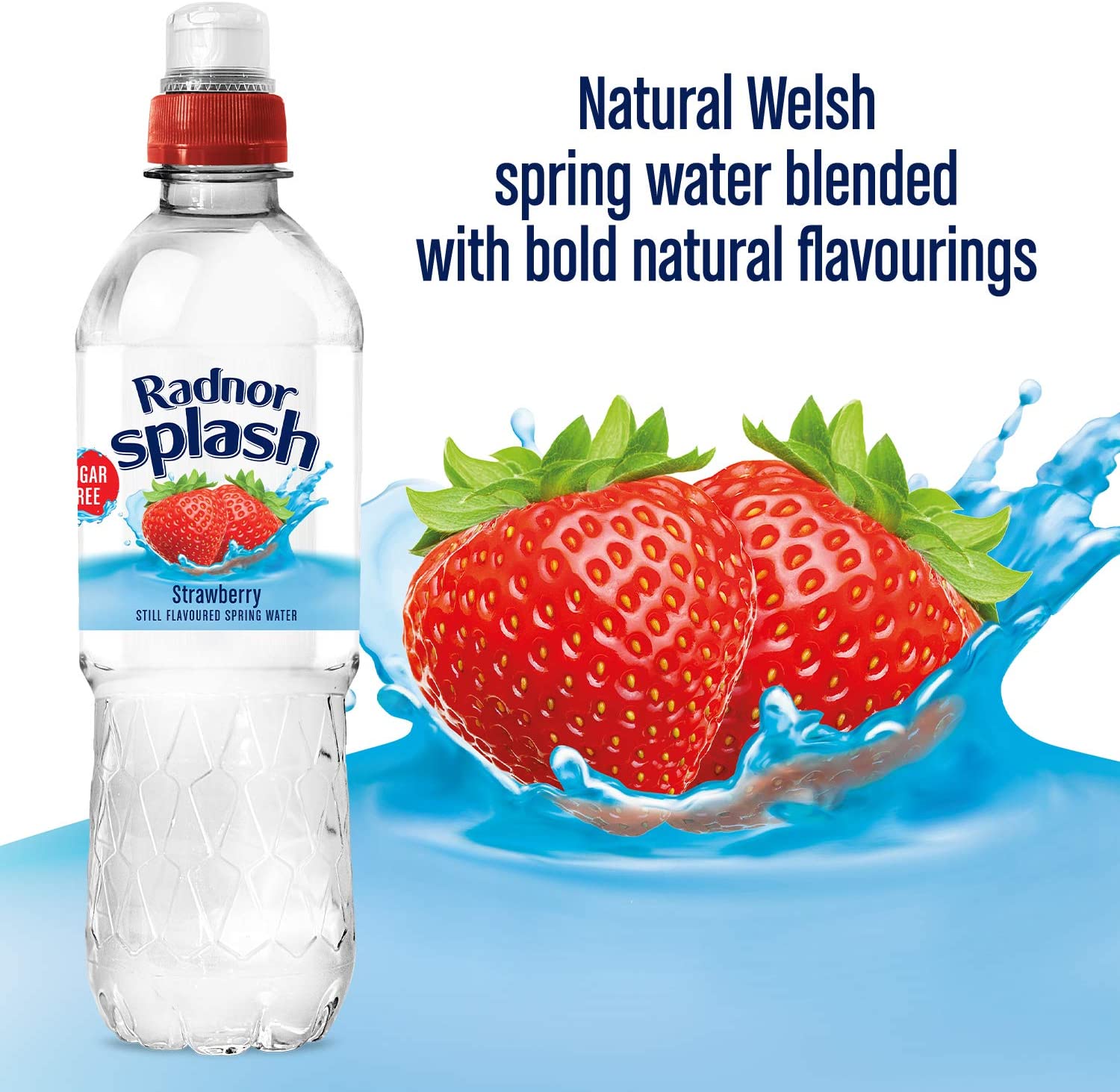 Radnor Splash Strawberry Flavoured Spring Water 500ml