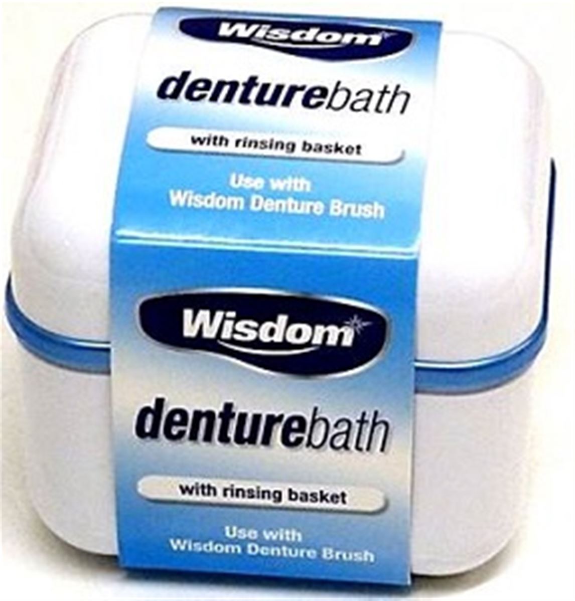 Wisdom Denture Bath With Rinsing Basket