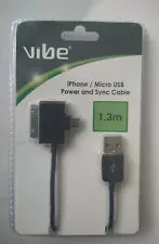 i phone/ Micro USB Power And Sync Cable